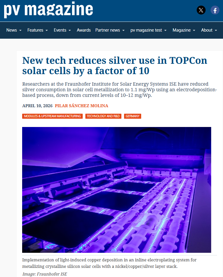 SHINE PV Partner Research Featured in PV Magazine