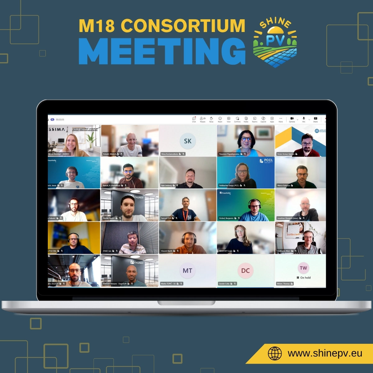 ☀️ SHINE PV M18 Consortium Meeting