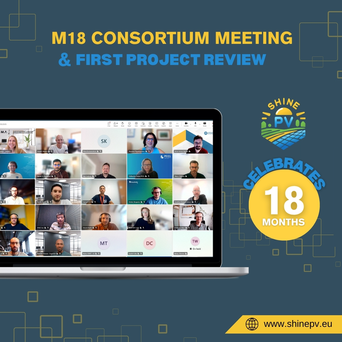 SHINE PV 18-Month Milestone: Project Progress